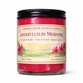 Amaryllis by Morning Glass Candle, 8 oz Wood Wick