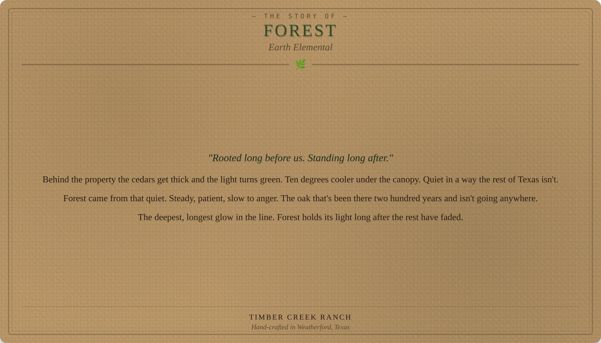 Forest - Earth Elemental