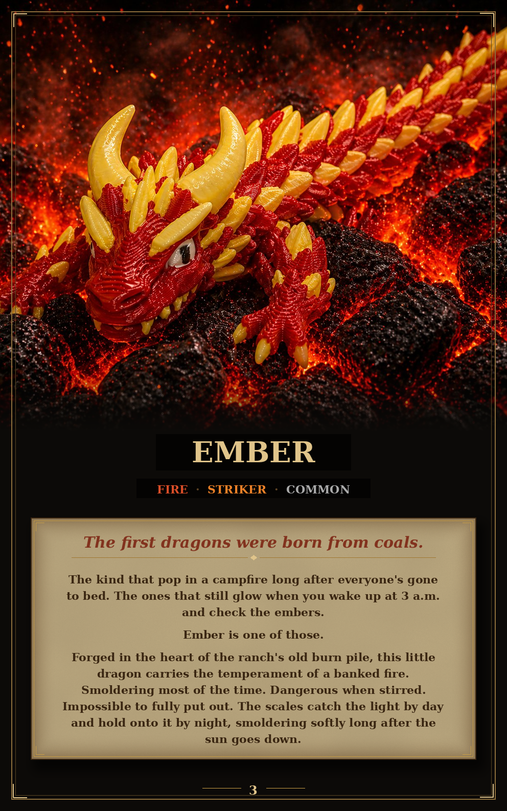 Ember · Fire · Common Dragon