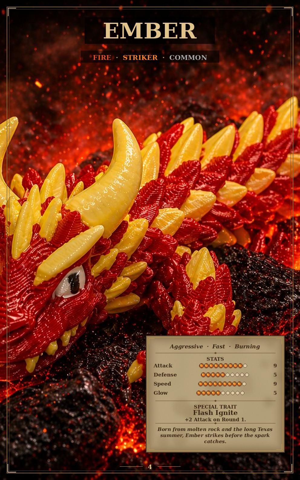 Official Field and Flame Dragon Battle Guide