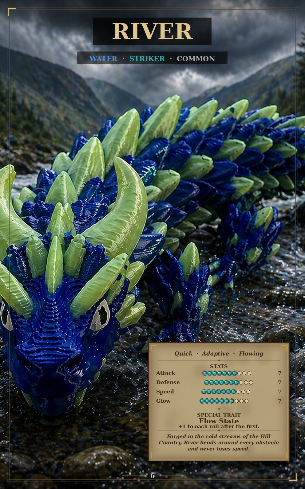 River · Water · Common Dragon