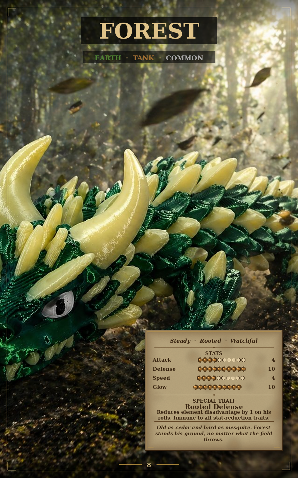 Forest · Earth · Common Dragon