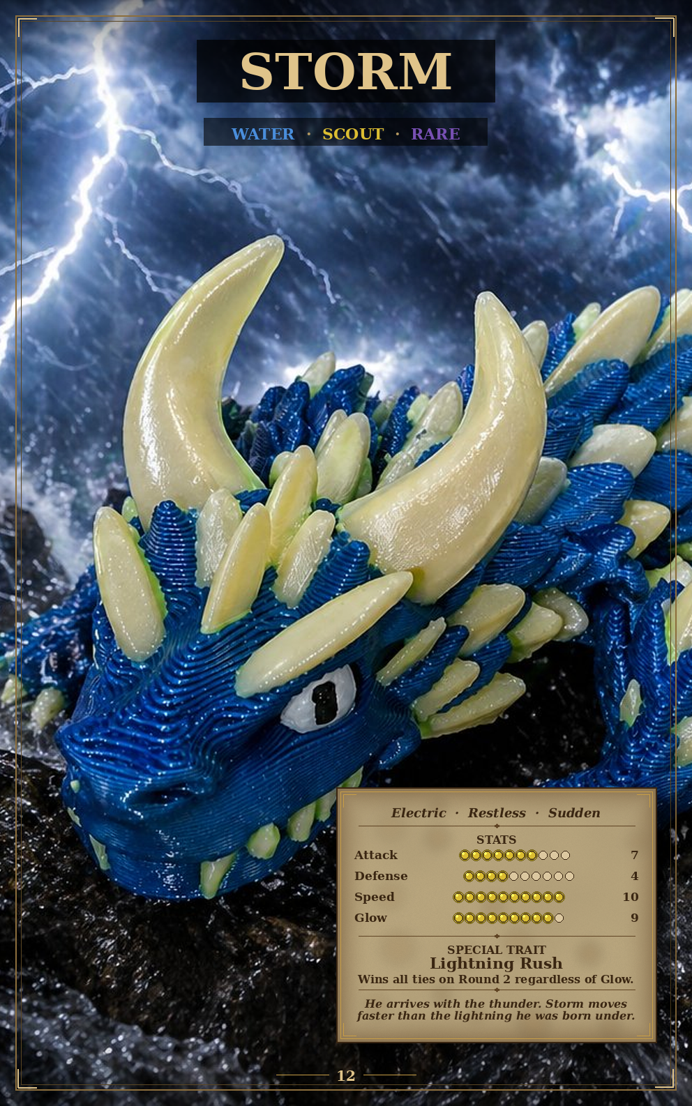 Storm · Water · Rare Dragon