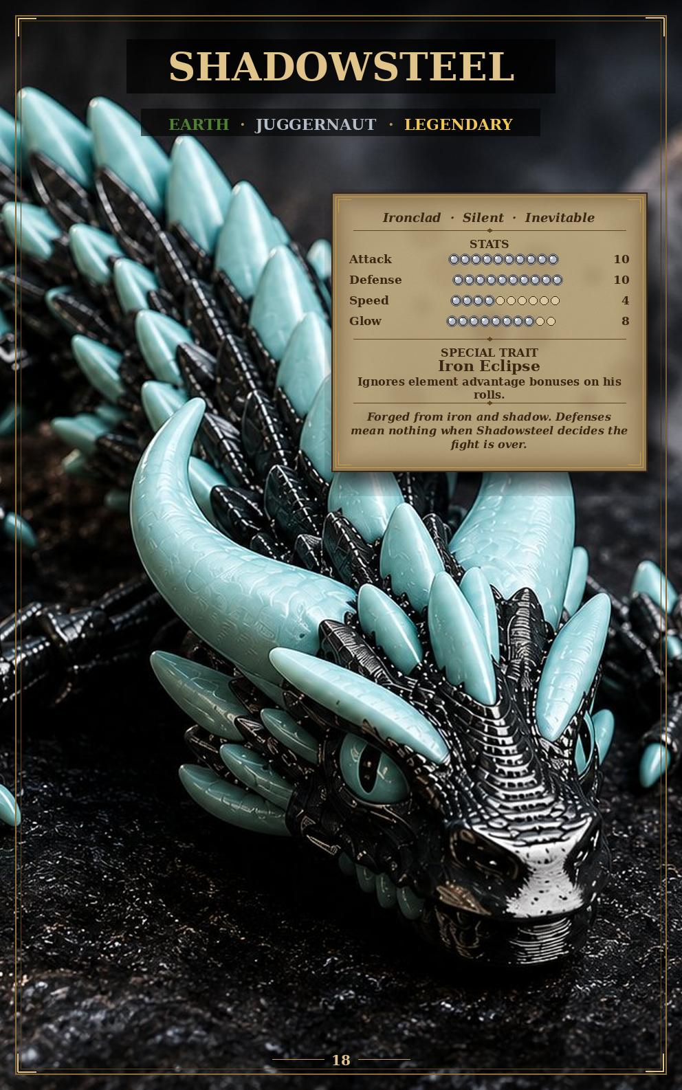 Shadowsteel · Earth · Legendary Dragon