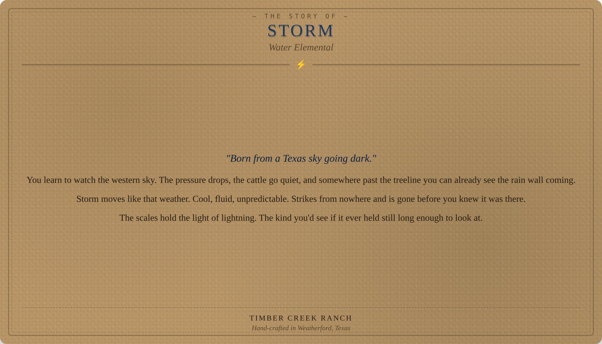 Storm - Water Elemental