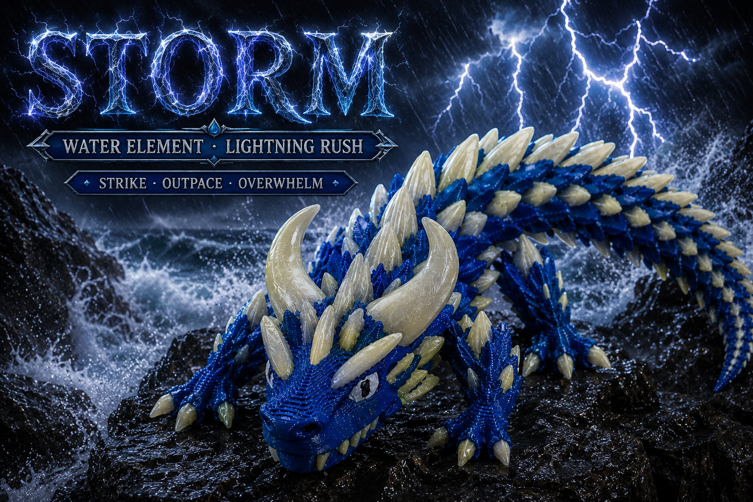 Storm · Water · Dragon